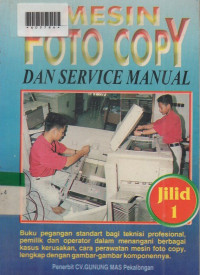 MESIN FOTO COPY DAN SERVICE MANUAL