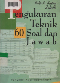 PENGUKURAN TEKNIK : 60 Soal dan Jawab