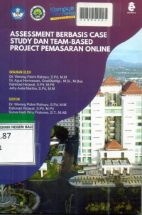 ASSESSMENT BERBASIS CASE STUDY DAN TEAM - BASED PROJECT PEMASARAN ONLINE
