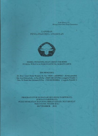 MODEL PENGEMBANGAN GREEN TOURISM DI DESA WISATA SANGKAN GUNUNG KARANGASEM