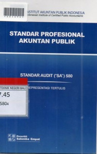 STANDAR PROFESIONAL AKUNTAN PUBLIK : Standar Audit (