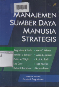 MANAJEMEN SUMBER DAYA MANUSIA STRATEGIS