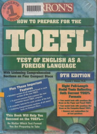 HOW TO PREPARE FOR THE TOEFL* TEST : Test of English as Foreign language tenth Edition