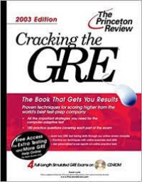 CRACKING THE GRE : With four complete sample Tests on CD ROM