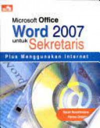 MICROSOFT OFFICE WORD 2007 UNTUK SEKRETARIS