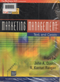 MARKETING MANAGEMENT TEXT AND CASES